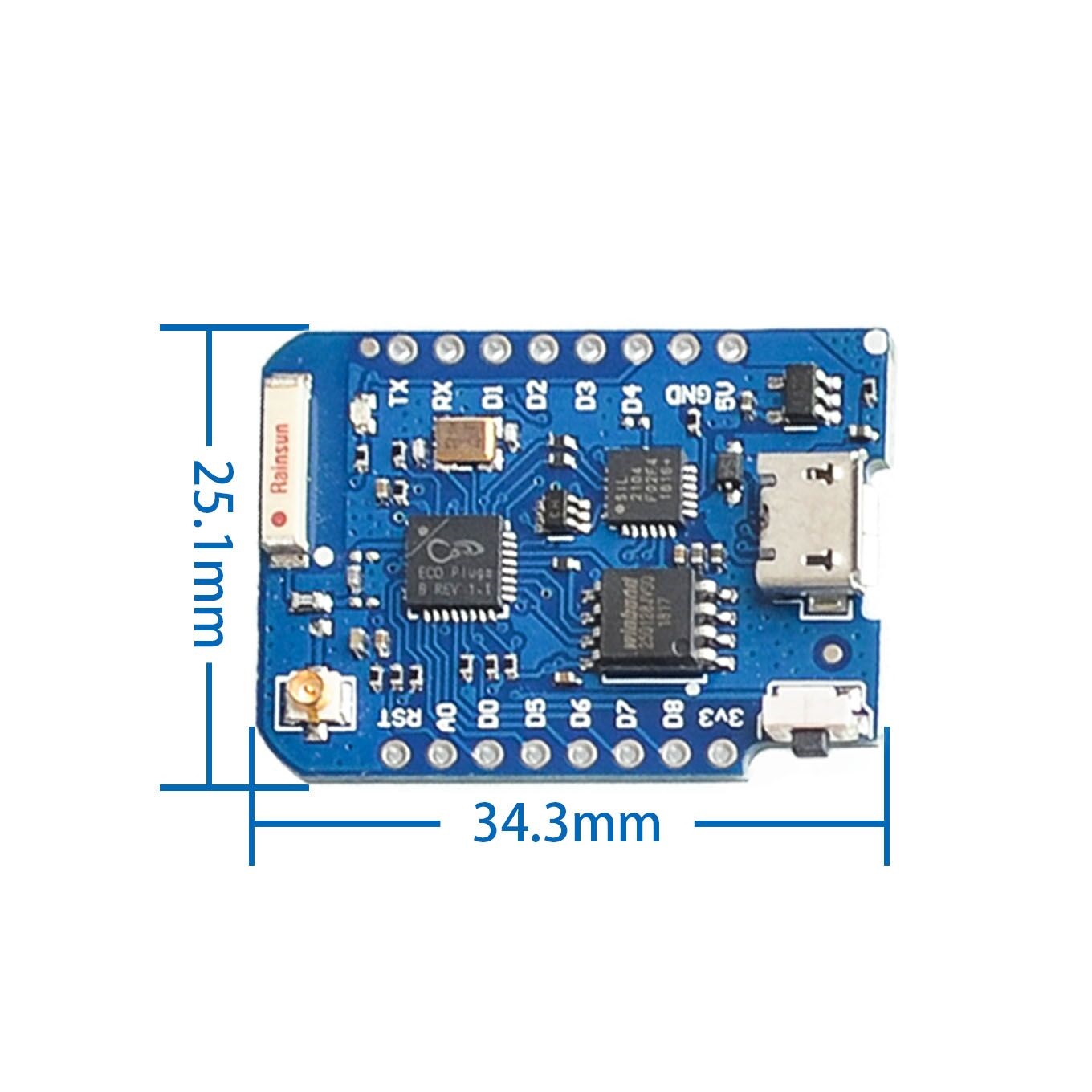 WEMOS D1 Mini Pro 4M 16M Bytes - D1 Mini Pro recension och pris