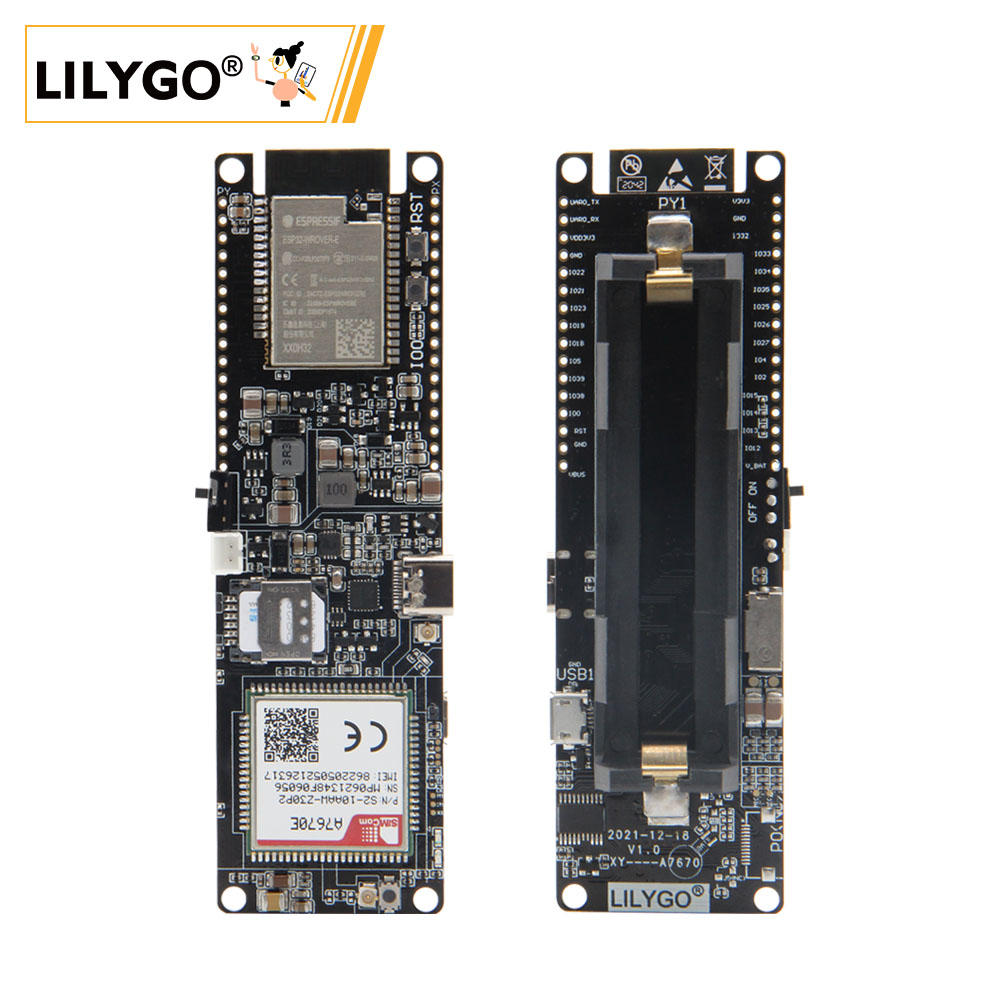 LILYGO® TTGO T-A7670G/E/SA R2  - Devkitc recension och pris