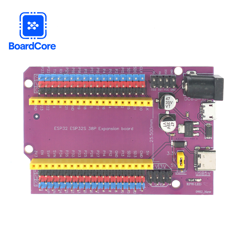 ESP32S 38Pin Expansion Board M - Nodemcu 32S recension och pris