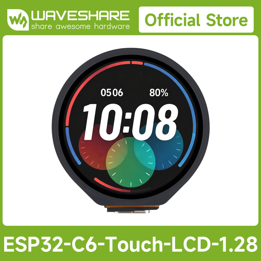 ESP32-C6 1.28inch Touch LCD Di - Waveshare Esp32 recension och pris