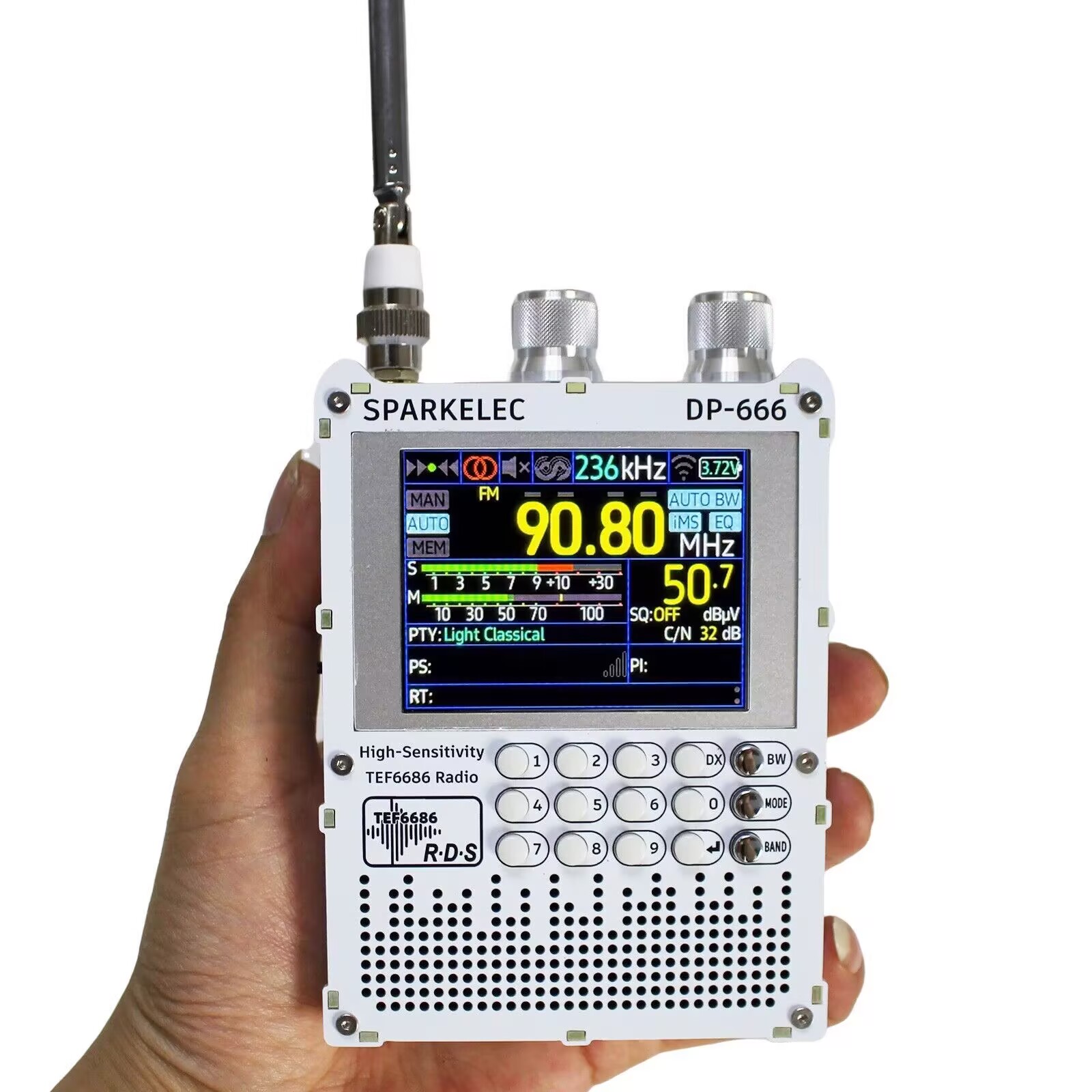 New DP-666 TEF6686 Radio High  - Devkitc recension och pris